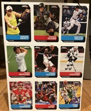 Viktor Hovland Rookie Card #839 2019 SI for Kids 9 card Sheet