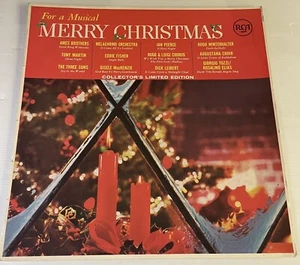 For A Musical Merry Christmas Vinyl Record Various Artists 12” 33 RPM 1964 - Picture 1 of 24
