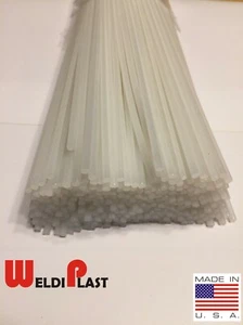 LLDPE Plastic Welding Rods 20ft- 20pk (12in x 4mm 5/32 Natural) Repair - Picture 1 of 6