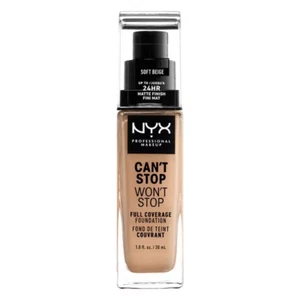 NYX Professional Makeup Can't Stop Foundation 30ml -200 Soft Beige **Brand New** - Picture 1 of 2