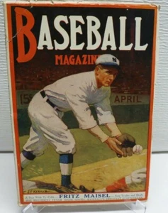 RARA rivista baseball vintage aprile 1916 - Ty Cobb Ftriz Maisel MLB Filippine - Foto 1 di 12