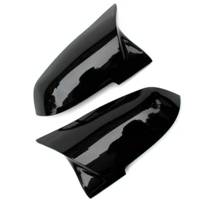 Tampa de espelho retrovisor preta compatível com BMW 228i 435i 116i 118i 120i 125 - Imagem 1 de 4