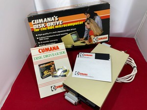 Cumana 5.25" Floppy Disc Drive DS 40/80 Track own PSU. Acorn/BBC.Boxed!