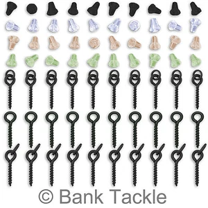 Juego de aparejos 10 tornillos de cebo y 20 paradas de gancho 30 piezas plataformas de carpa emergentes (JKJ) - Imagen 1 de 9