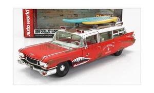 AUTOWORLD AW312 Cadillac - Eldorado Ambulance With Shark Graphics An Planches - Imagen 1 de 2