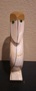Onyx geschnitzte Pelikan Figur, 7" Höhe x 1,25" Breite x 3,5" Tiefe - Bild 1 von 8