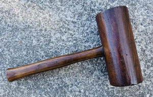 Vintage Boss Special Genuine Hickery Wood, Wooden Mallet - Picture 1 of 13