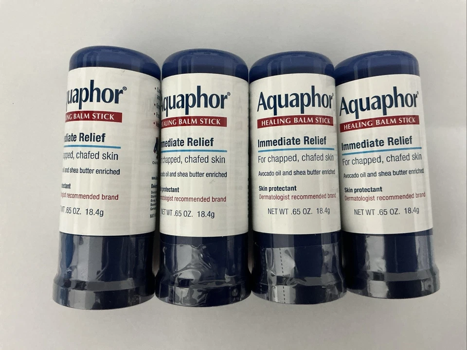 3 Pack Aquaphor Healing Balm Stick Unscented 0.65 oz ea (Exp 6/26) 5365 R2P4