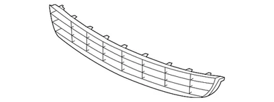 Rejilla inferior original Volkswagen 1Q0-853-671-D-RYP Foto 1 de 2