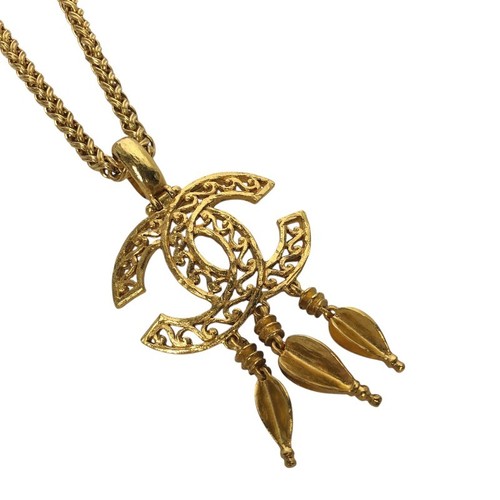 Collana CHANEL Coco Mark 95A A05669 X01060 Z0000 metallo gioielli usata