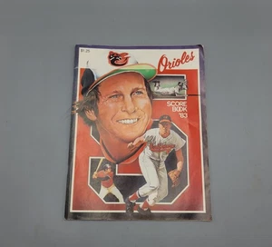 1983 Baltimore Orioles Scorebook Brooks Robinson Cover - Picture 1 of 3