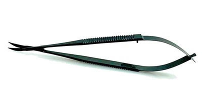 18cm Kamiyama Type Micro Scissors For Neurosurgery Plasma Coated Straight Handle - Image 1 of 3