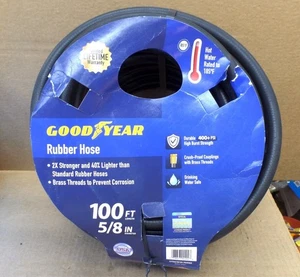 GOODYEAR CGYTSGC58100 MAXLITE 5/8" X 100 FT. PREMIUM DUTY RUBBER PLUS WATER HOSE - Picture 1 of 3