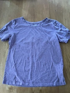 Miss Ladies Small Purple Pullover Top With Arm Design - Picture 1 of 5