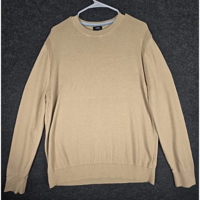 Suéter Express Para Hombres Tostado Cuello Redondo Manga Larga Talla L Mezcla de Algodón Foto 1 de 4