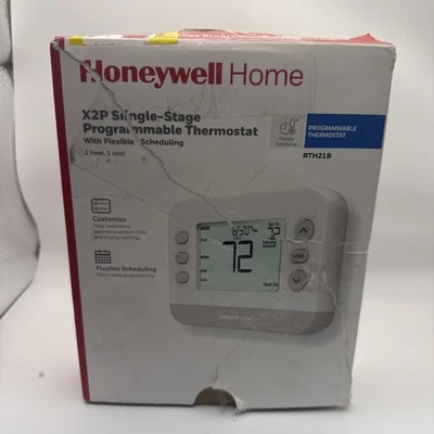 Honeywell Home X2p signal-stage programmable Thermostat RTH21B - Image 1 of 4