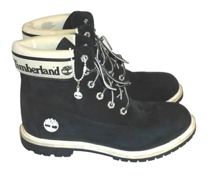 Stivali da donna Timberland 6" Premium LF neri con logo nabuk scamosciati taglia: 9 A2314 - Foto 1 di 12