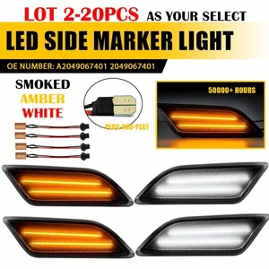 Lámpara LED delantera blanca/ámbar para Mercedes Benz C250 C300 C350 C63 2012-2014 - Imagen 1 de 34