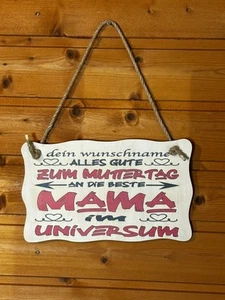✅ Regalo Día de la Madre, Marco de Madera, Con Nombre, Mejor Mamá ✅ - Imagen 1 de 3