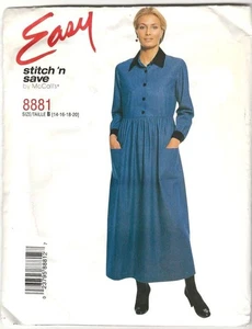 Pattern McCall's Stich 'N Save Misses' Dress Sizes 14-20 Sewing Vintage NEW - Picture 1 of 2