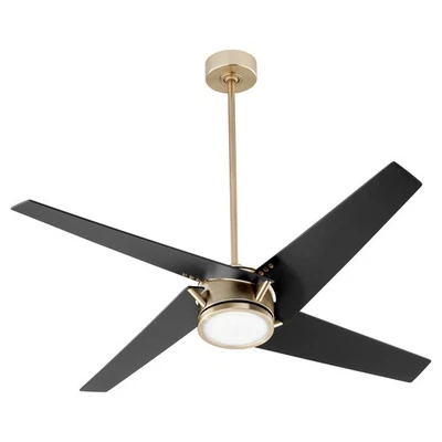 Aged Brass 54"Ceiling Fan from the Axis Collection - Image 1 of 3