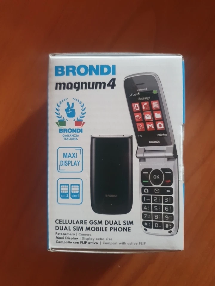 Brondi Magnum 4  Telefono Cellulare Maxi Display, Tastiera GRANDE 1.3 MP, BLACK  - Immagine 1 di 3