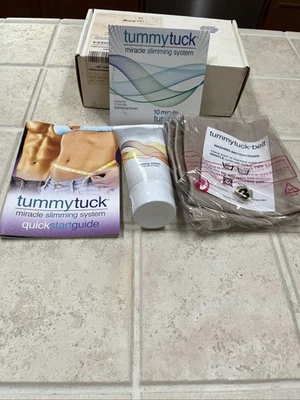Sistema de adelgazamiento Tummy Tuck Miracle tamaño 3 guía de inicio de cinturón y DVD NUEVO sellado Foto 1 de 3