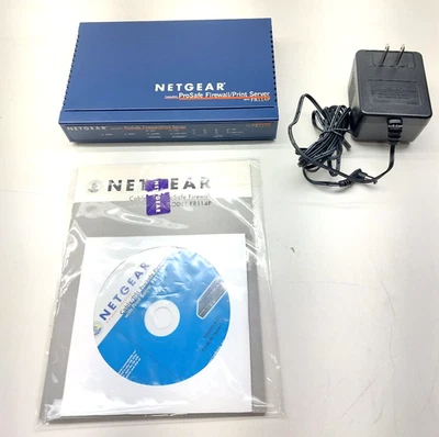 Netgear Cable/DSL ProSAFE Firewall/Print Server FR114P - Image 1 of 4