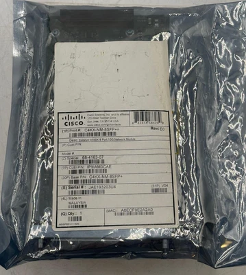 Cisco C4KX-NM-8SFP+ Catalyst 4500X 8-Port 10GE Ethernet Network Uplink Module - Image 1 of 3