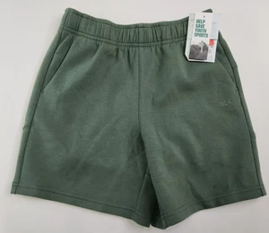 DSG Boys Palm Green Sport Fleece Shorts Size S 8-9 Athletic Fit w/ Pockets - Picture 1 of 9