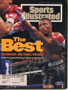 Pernell Whitaker The Best Sports Illustrated With Hall of Fame & Sweet Pea Insc - Picture 1 of 5