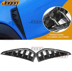 Cubiertas de ala de aire de ventilación de guardabarros de puerta de carbono forjado para Dodge Ram 1500 TRX 2019-2025 - Imagen 1 de 11