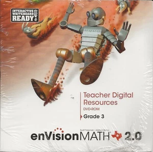 enVisionMATH 2.0 Pearson eText Teacher Digital Resources DVD-ROM Grade 3 - Picture 1 of 2