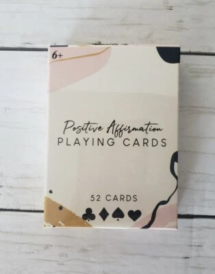 New! PositiveAffirmation Playing Cards, Deck Of 52 - Image 1 of 4