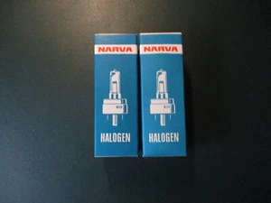 2'er Set NARVA Projektionslampe Halogen HLWS 6, 24V 125W, Sockel G17q - Bild 1 von 8