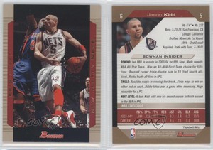 2004-05 Bowman Draft Gold Jason Kidd #5 HOF