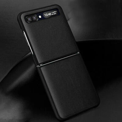 Funda protectora a prueba de golpes de cuero y PC para Samsung Galaxy Z para negocios abatible EE. UU. Foto 1 de 4