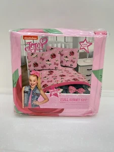 🎀 Jojo Siwa Bows & Roses “You Be You” Full Sheet Set Pink Super Soft - Picture 1 of 3