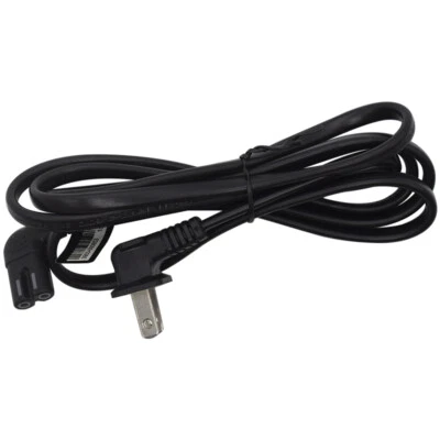 4.9Ft Samsung US AC Power Cord Right-Angle 2Prong Figure 8 For Samsung LED TV - Image 1 of 3