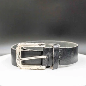 Lee Mens Belt Vintage leather Belt Size 30 Black - Picture 1 of 6