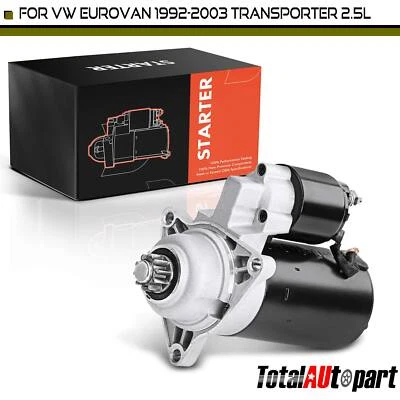 Motor De Arranque Para Volkswagen Transporter 1992-1993 EuroVan 2.5L 2.0kW CCW 10T Foto 1 de 4