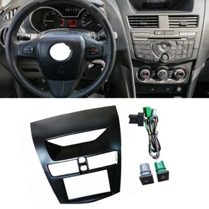 Stereo Radio Fascia Dash Frame Trim 2DIN For Mazda BT-50 2012-2015 Car - Picture 1 of 7