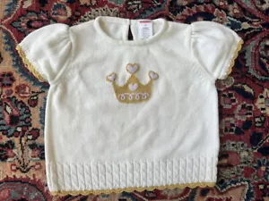 Suéter Gymboree Royal Garden Crown Talla 2T raro - Imagen 1 de 8