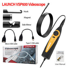 Launch VSP-600 Endoscope Inspection Camera Videoscope 5.5MM Borescope Probe Tube