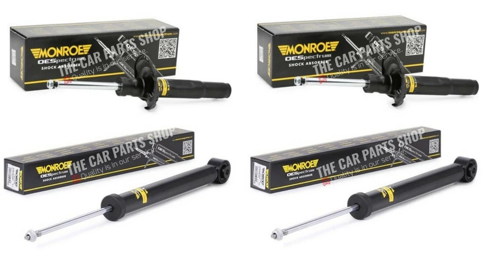 FOR SEAT LEON 1.6 TDI MK3 MONROE FRONT AND REAR SHOCK ABSORBERS BRAND NEW - Image 1 of 1