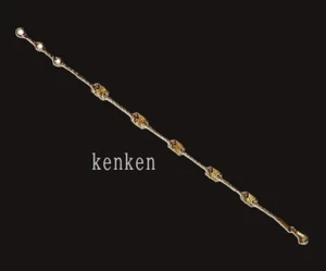 CELINE Armband Armreif ECHT Kette Vintage Gold Macadam Triomphe Kenkenjp Logo FS - Bild 1 von 14