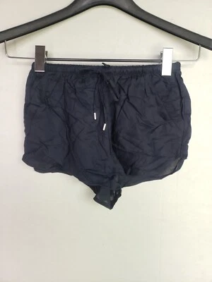 H&M WOMEN'S BEACH SHORTS NAVY SIZE 0 - Image 1 of 4