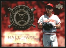 2005 Upper Deck Hall of Fame Cooperstown Calling Gold Tony Perez /5