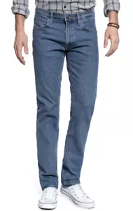 Lee jeans mens Daren regular slim fit stretch 'Mid Stone' FACTORY SECONDS L298 - Picture 1 of 11