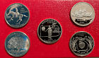 1999 ~S ~ Proof State Quarters 5 platerowanych monet proof bez obiektywu lub COA US Mint Zestaw monet